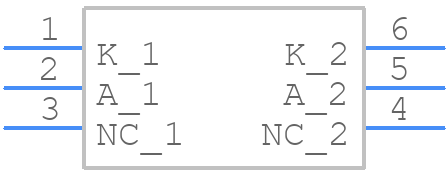 DS9503P+ - Analog Devices - PCB symbol