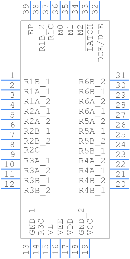 MAX13175EETU+T - Analog Devices - PCB symbol