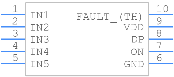 MAX1808EUB+T - Analog Devices - PCB symbol
