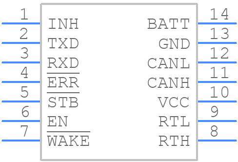 MAX3055ASD+T - Analog Devices - PCB symbol