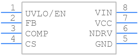 MAX5053AEUA+T - Analog Devices - PCB symbol