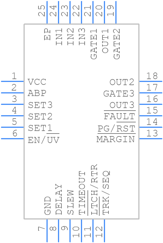 MAX6877ETG+T - Analog Devices - PCB symbol