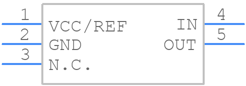 MAX40014AUK09+T - Analog Devices - PCB symbol