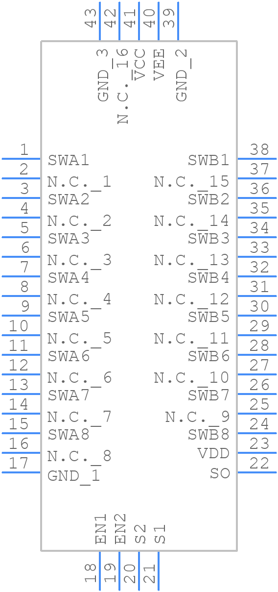 MAX4937ACTO+T - Analog Devices - PCB symbol