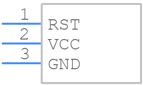 DS1812-10+T&R - Analog Devices - PCB symbol