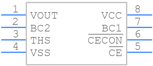 BQ2201SN-NTR - Texas Instruments - PCB symbol