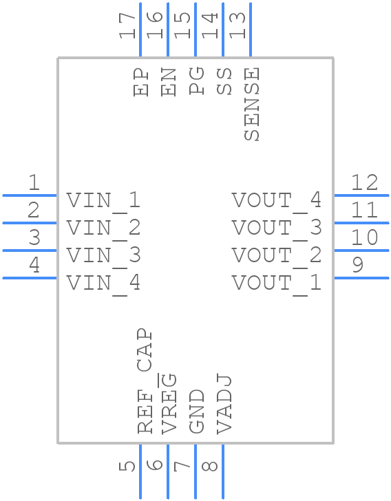 ADP1764ACPZ0.85-R7 - Analog Devices - PCB symbol