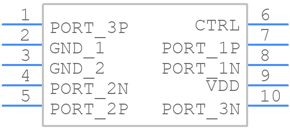 BGS22WL10 - Infineon - PCB symbol