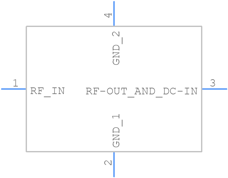 RAM-8A+ - Mini-Circuits - PCB symbol