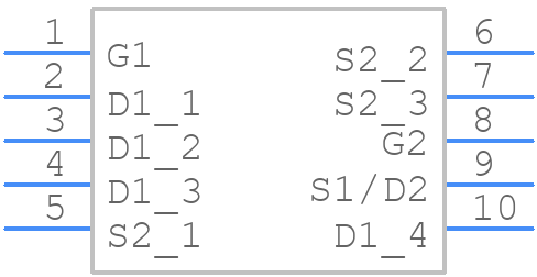 SIZ270DT-T1-GE3 - Vishay - PCB symbol
