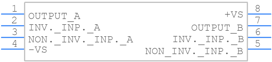 TL072CP - STMicroelectronics - PCB symbol