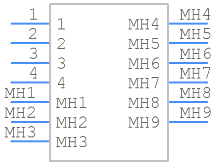 2305987-1 - TE Connectivity - PCB symbol