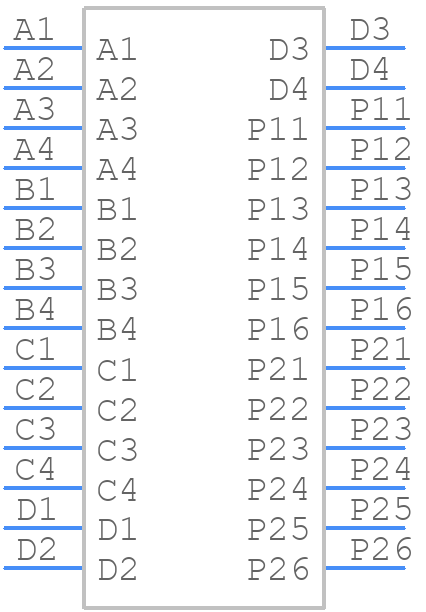 MPSC-01-16-01-7.70-01-L-V - SAMTEC - PCB symbol