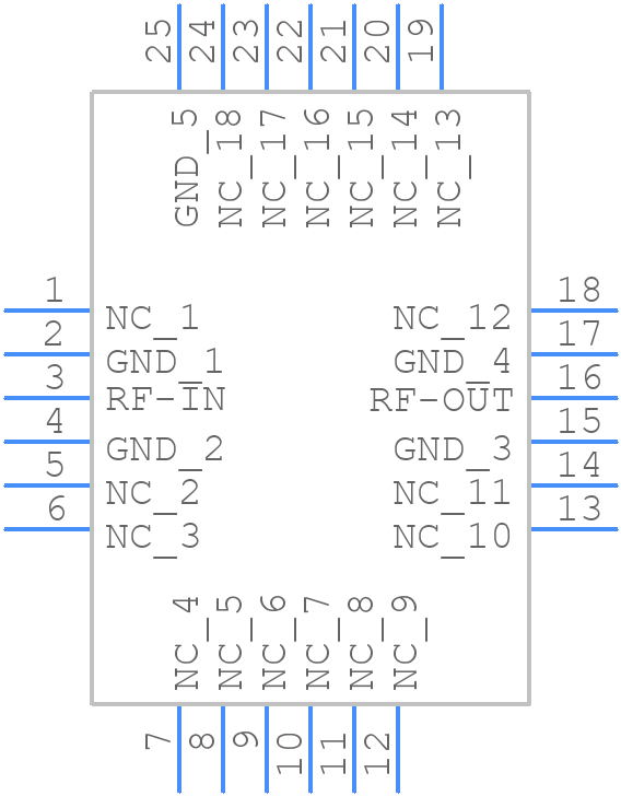 XLF-13H+ - Mini-Circuits - PCB symbol