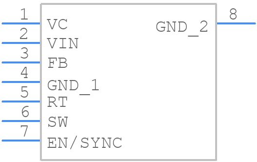 BD90620HFP-CTR - ROHM Semiconductor - PCB symbol