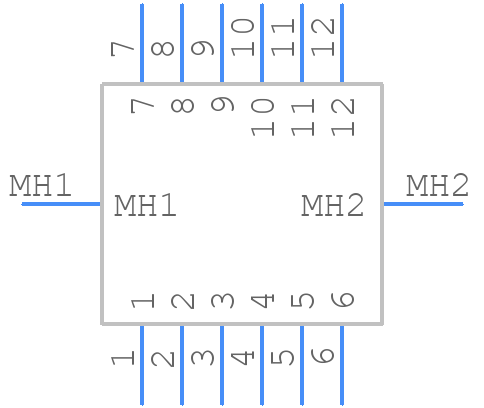 M80-5131242 - Harwin - PCB symbol