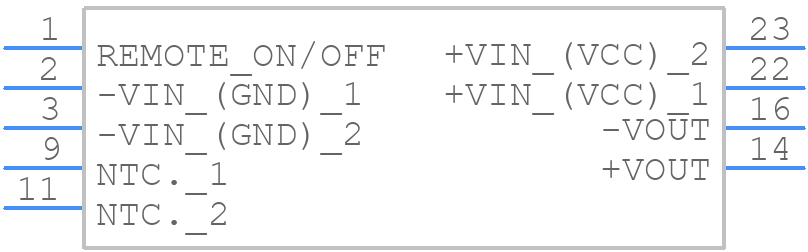 THD 12-2409 - Traco Power - PCB symbol