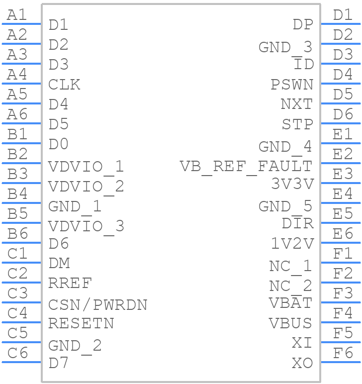 STULPI01ATBR - STMicroelectronics - PCB symbol