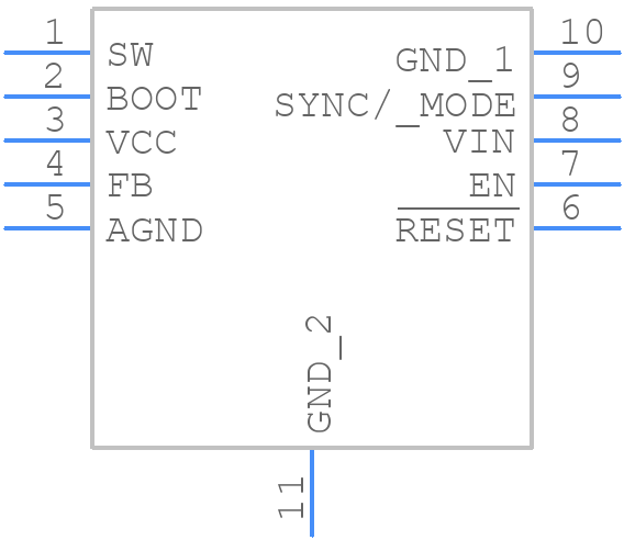 LM53601AQDSXRQ1 - Texas Instruments - PCB symbol