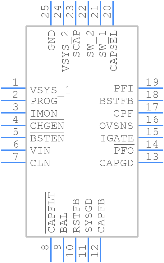 LTC4041IUFD#PBF - Analog Devices - PCB symbol