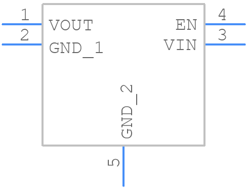 MIC94060YMT-TR - Microchip - PCB symbol
