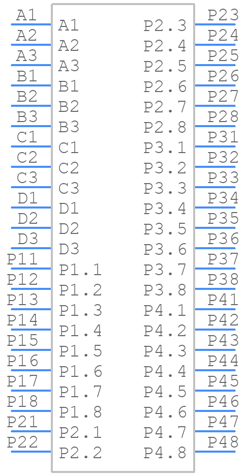 3-6450332-2 - TE Connectivity - PCB symbol