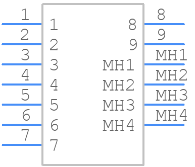 206852-8 - TE Connectivity - PCB symbol