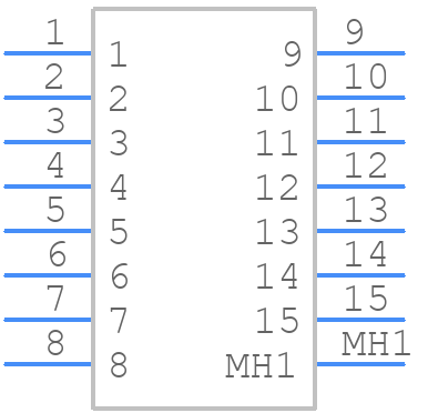643429-1 - TE Connectivity - PCB symbol