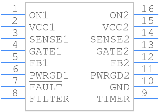 LTC4221CGN#PBF - Analog Devices - PCB symbol