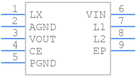 XCL221B181ER-G - Torex - PCB symbol