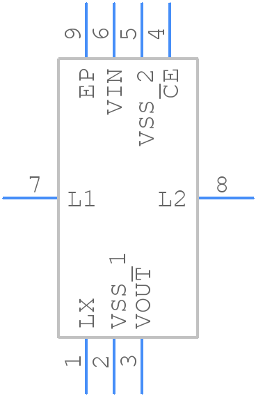 XCL202B181ER-G - Torex - PCB symbol