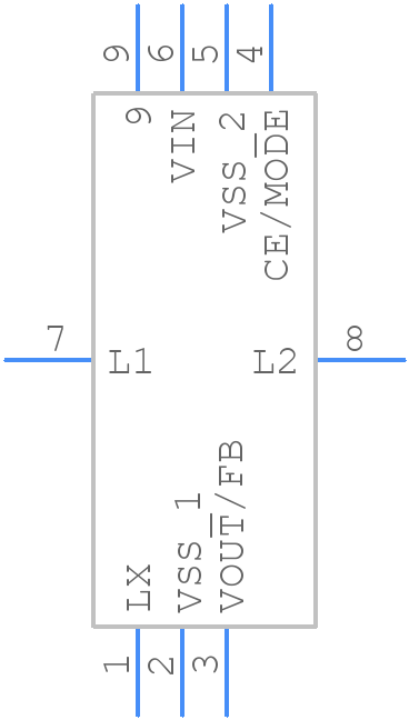 XCL206B283CR-G - Torex - PCB symbol