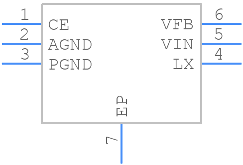 RP507K001B-TR - Ricoh - PCB symbol