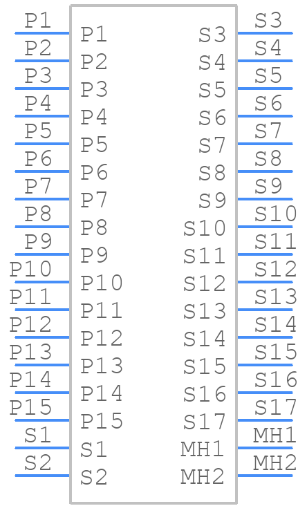 787190001 - Molex - PCB symbol