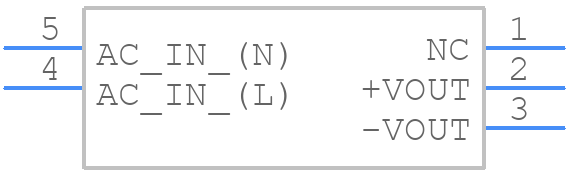 TMPW 5-112 - Traco Power - PCB symbol