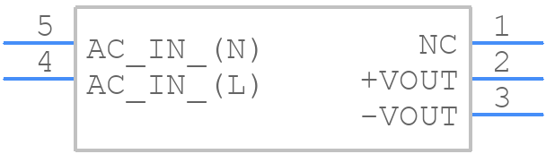 TMPW 5-124 - Traco Power - PCB symbol