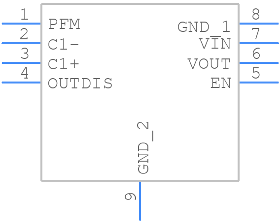 PLM2775QDSGRQ1 - Texas Instruments - PCB symbol