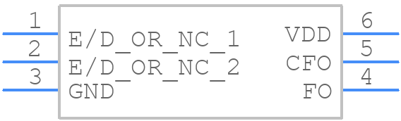 VC-709-EDE-FAAN-25M0000000 - Vectron - PCB symbol