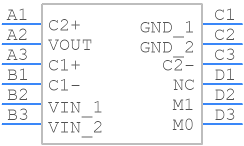 LM2757TMX/NOPB - Texas Instruments - PCB symbol