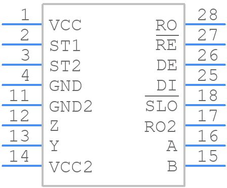 LTC1535ISW#TRPBF - Analog Devices - PCB symbol