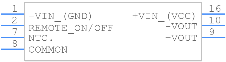 THL 3-4823WI - Traco Power - PCB symbol
