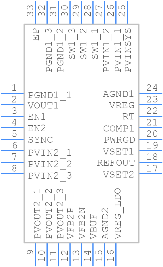 ADP5003ACPZ-R7 - Analog Devices - PCB symbol