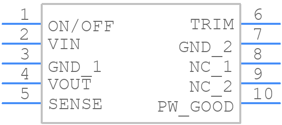 iCF05003A006V-007-R - TDK Lambda - PCB symbol