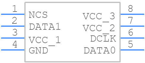 EPCQ4ASI8N - Intel - PCB symbol