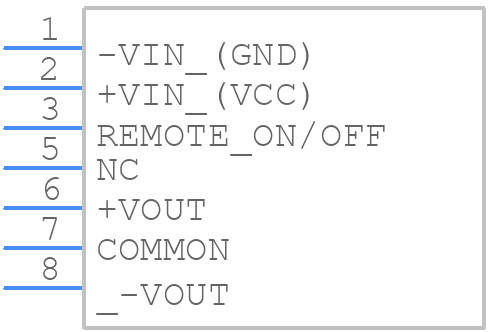TEC 2-1223 - Traco Power - PCB symbol