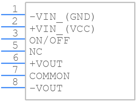 TEC 2-1223WI - Traco Power - PCB symbol