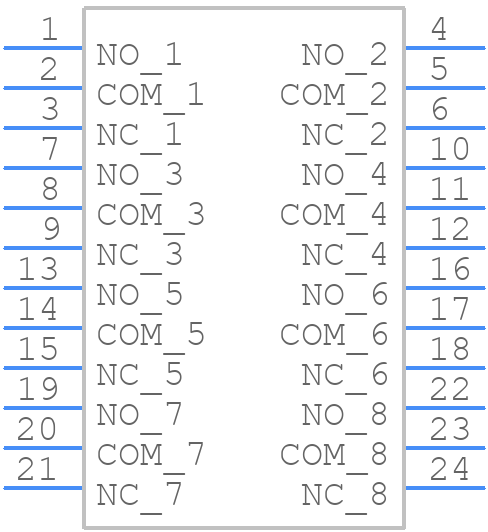 F8UEE01A - C & K COMPONENTS - PCB symbol