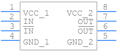 MAX9375EUA+T - Analog Devices - PCB symbol