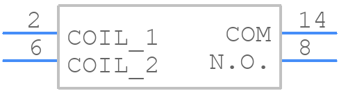 DIP05-1A72-13L - STANDEXMEDER - PCB symbol