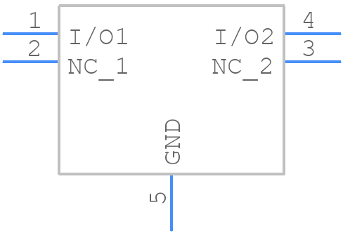 USBULC6-2N4 - STMicroelectronics - PCB symbol